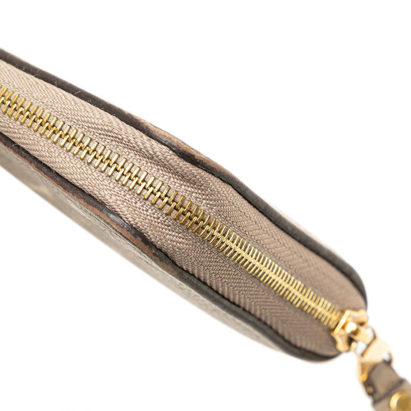 ルイ ヴィトン モノグラム アンプラント ジッピーコインパース コインケース M69797 ベージュ トゥルトレール レザー レディース LOUIS VUITTON 【中古】
