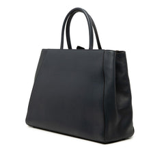 フェンディ トゥージュール ハンドバッグ ショルダーバッグ 2WAY 8BH250 ネイビー レザー レディース FENDI 【中古】
