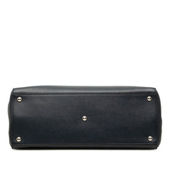 フェンディ トゥージュール ハンドバッグ ショルダーバッグ 2WAY 8BH250 ネイビー レザー レディース FENDI 【中古】