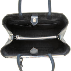 フェンディ トゥージュール ハンドバッグ ショルダーバッグ 2WAY 8BH250 ネイビー レザー レディース FENDI 【中古】