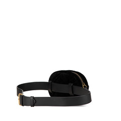 グッチ GGマーモント ウエストバッグ ベルトバッグ 85/34 476434 ブラック ベロア レディース GUCCI 【中古】