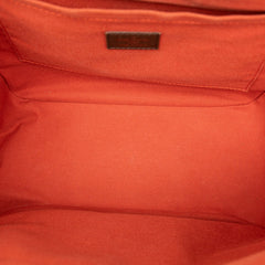 ルイ ヴィトン ダミエ ベレムMM ハンドバッグ N51174 ブラウン PVC レザー レディース LOUIS VUITTON 【中古】