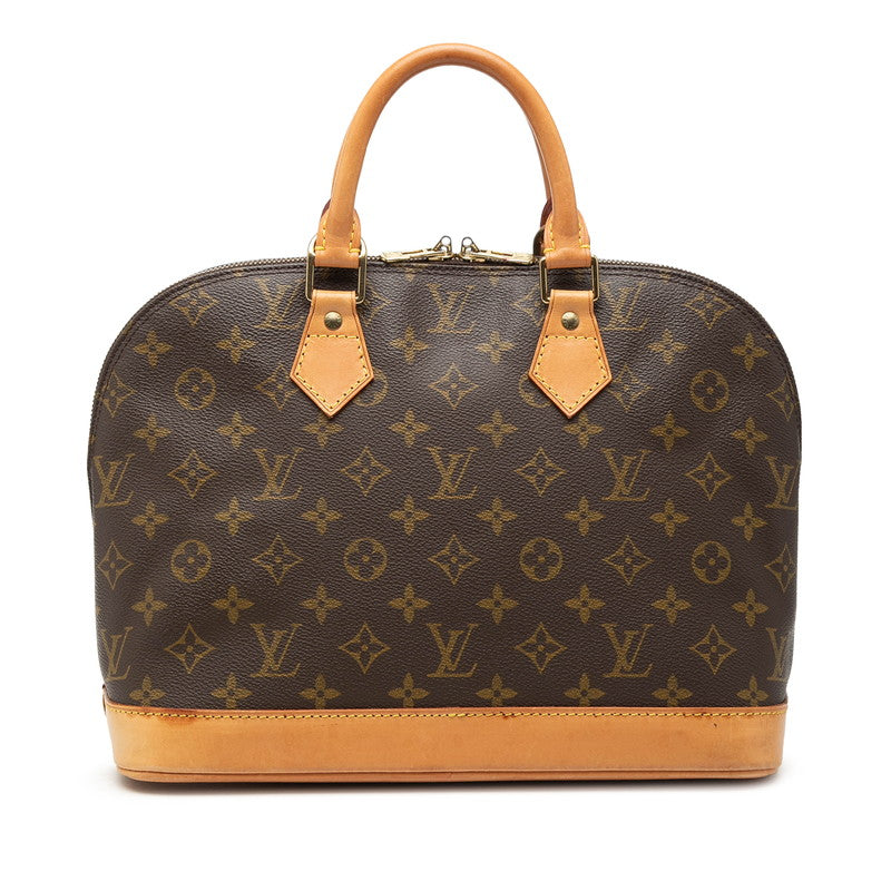 ルイ ヴィトン モノグラム アルマPM ハンドバッグ M51130 ブラウン PVC レザー レディース LOUIS VUITTON 【中古】