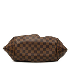 ルイ ヴィトン ダミエ システィナMM ハンドバッグ ワンショルダーバッグ N41541 ブラウン PVC レザー レディース LOUIS VUITTON 中古