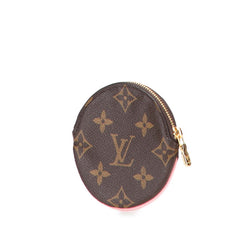 ルイ ヴィトン モノグラム ポルトモネ ロン コインケース M69757 ブラウン マルチカラー PVC レザー レディース LOUIS VUITTON 【中古】