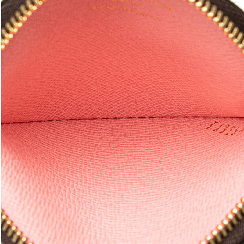 ルイ ヴィトン モノグラム ポルトモネ ロン コインケース M69757 ブラウン マルチカラー PVC レザー レディース LOUIS VUITTON 【中古】