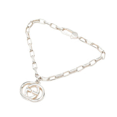 グッチ インターロッキングG ブレスレット #17 SV925 シルバー レディース GUCCI 中古