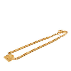 シャネル ココマーク RUE CAMBON チェーン ネックレス ゴールド メッキ レディース CHANEL 中古