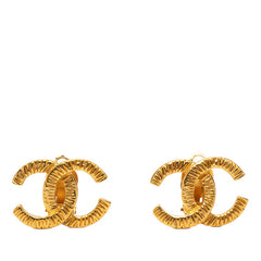 シャネル ココマーク ロゴ イヤリング ゴールド メッキ レディース CHANEL 【中古】