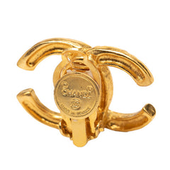 シャネル ココマーク ロゴ イヤリング ゴールド メッキ レディース CHANEL 【中古】