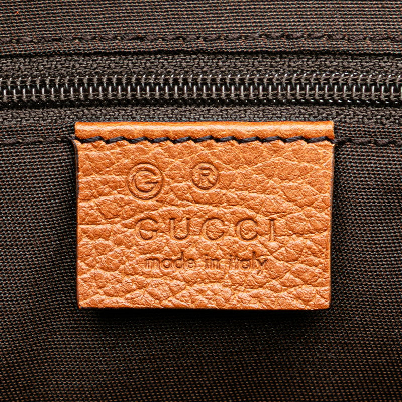 グッチ トートバッグ ショルダーバッグ 2WAY 339548 ブラウン レザー レディース GUCCI 【中古】