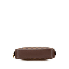 ルイ ヴィトン ダミエ トゥルーストワレット25 ポーチ セカンドバッグ N47623 ブラウン PVC レディース LOUIS VUITTON 【中古】