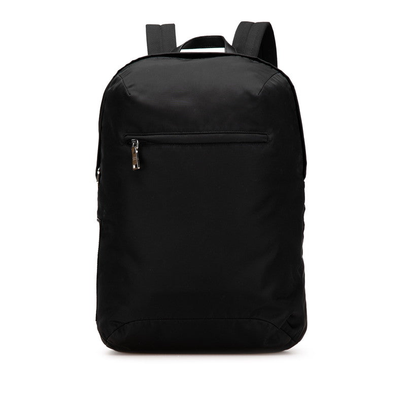 プラダ テスート リュック バックパック 2VZ021 ブラック ナイロン レディース PRADA 【中古】