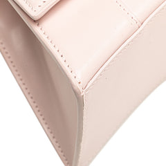 バレンシアガ アワーグラス スモール ハンドバッグ ショルダーバッグ 2WAY 593546 ピンク レザー レディース BALENCIAGA 【中古】
