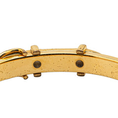 エルメス ベルト モチーフ バングル ゴールド レッド メッキ レディース HERMES 【中古】