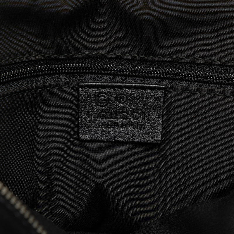 グッチ グッチシマ バンブー トートバッグ ハンドバッグ 355773 ブラック レザー レディース GUCCI 【中古】
