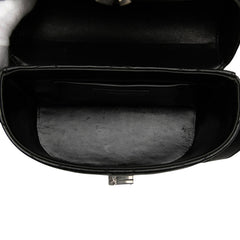 サンローラン YSLロゴ ジューン 斜め掛け ショルダーバッグ 710298 ブラック レザー レディース SAINT LAURENT 中古