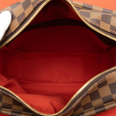 ルイ ヴィトン ダミエ ナヴィグリオ ショルダーバッグ N45255 ブラウン PVC レザー レディース LOUIS VUITTON 【中古】