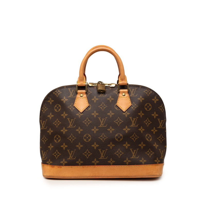 ルイ ヴィトン モノグラム アルマPM ハンドバッグ M51130 ブラウン PVC レザー レディース LOUIS VUITTON 【中古】