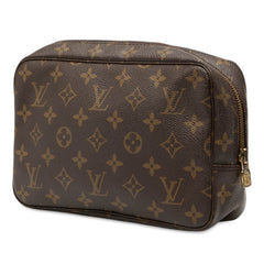 ルイ ヴィトン モノグラム トゥルース トワレット23 セカンドバッグ クラッチバッグ M47524 ブラウン PVC レディース LOUIS VUITTON 【中古】