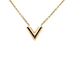 ルイ ヴィトン エセンシャルV ネックレス M61083 ゴールド メッキ レディース LOUIS VUITTON 【中古】
