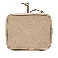 ルイ ヴィトン モノグラム アンプラント ナノ ノエ ハンドバッグ ショルダーバッグ 2WAY M46291 トゥルトレールクレーム ベージュ レザー レディース LOUIS VUITTON 【中古】