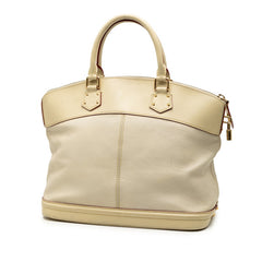 ルイ ヴィトン ロックイットMM ハンドバッグ M91874 ベージュ アイボリー レザー レディース LOUIS VUITTON 【中古】