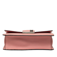 プラダ チェーン ショルダーバッグ 1BD034 ピンク サフィアーノレザー レディース PRADA 【中古】