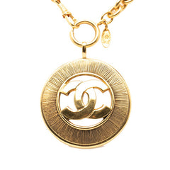 シャネル ココマーク ネックレス ゴールド メッキ レディース CHANEL 中古