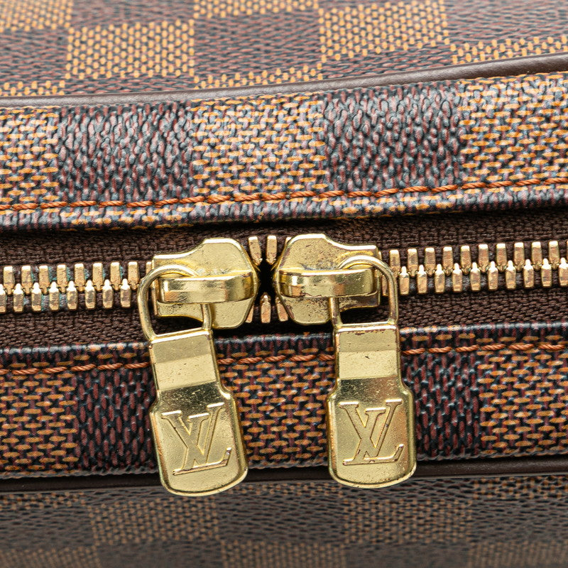 ルイ ヴィトン ダミエ イパネマGM ショルダーバッグ N51292 ブラウン PVC レザー レディース LOUIS VUITTON 【中古】