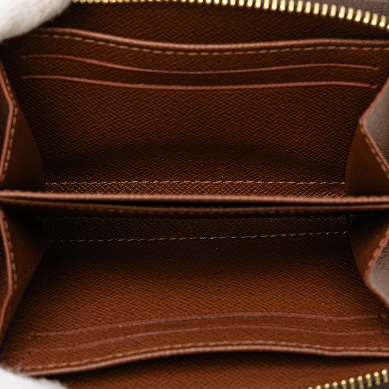 ルイ ヴィトン モノグラム ジッピー コインパース コインケース 小銭入れ M60067 ブラウン PVC レザー レディース LOUIS VUITTON 【中古】