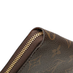 ルイ ヴィトン モノグラム ジッピー コインパース コインケース 小銭入れ M60067 ブラウン PVC レザー レディース LOUIS VUITTON 【中古】