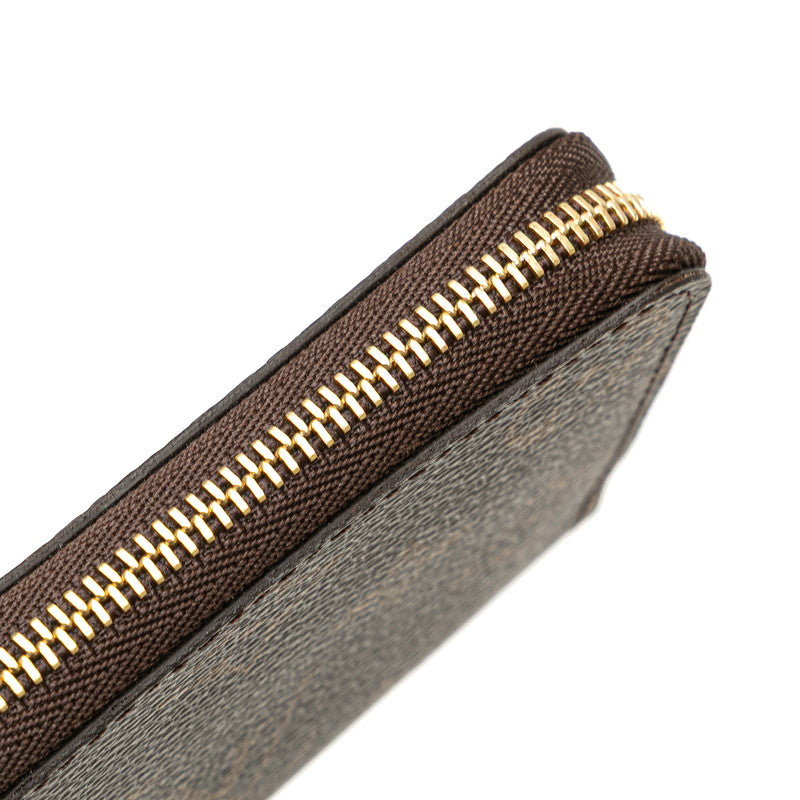 ルイ ヴィトン モノグラム ジッピー コインパース コインケース 小銭入れ M60067 ブラウン PVC レザー レディース LOUIS VUITTON 【中古】