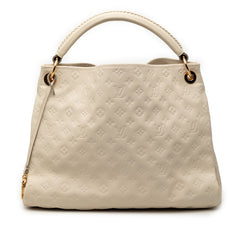 ルイ ヴィトン モノグラムアンプラント アーツィーMM ワンショルダーバッグ M93449 ネージュ アイボリー レザー レディース LOUIS VUITTON 【中古】