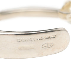 グッチ Gロゴ フープピアス SV925 シルバー レディース GUCCI 【中古】