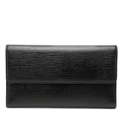 ルイ ヴィトン エピ ポルトトレゾール インターナショナル 長財布 M63382 ノワール ブラック レザー レディース LOUIS VUITTON 【中古】