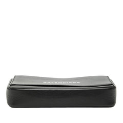 バレンシアガ エブリデイ チェーンウォレット ショルダーバッグ 537387 ブラック レザー レディース BALENCIAGA 【中古】