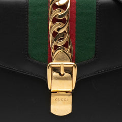 グッチ シェリーライン シルヴィ ショルダーバッグ 421882 ブラック マルチカラー レザー レディース GUCCI 【中古】