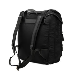 グッチ フラップ バックパック リュック 0190326 ブラック ナイロン レザー レディース GUCCI 【中古】
