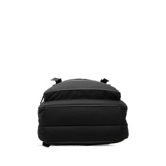 グッチ フラップ バックパック リュック 0190326 ブラック ナイロン レザー レディース GUCCI 【中古】