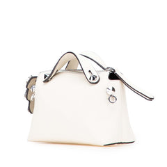 フェンディ ミニ バイザウェイ ビジュー ハンドバッグ ショルダーバッグ 2WAY 8BL133 アイボリー レザー レディース FENDI 【中古】