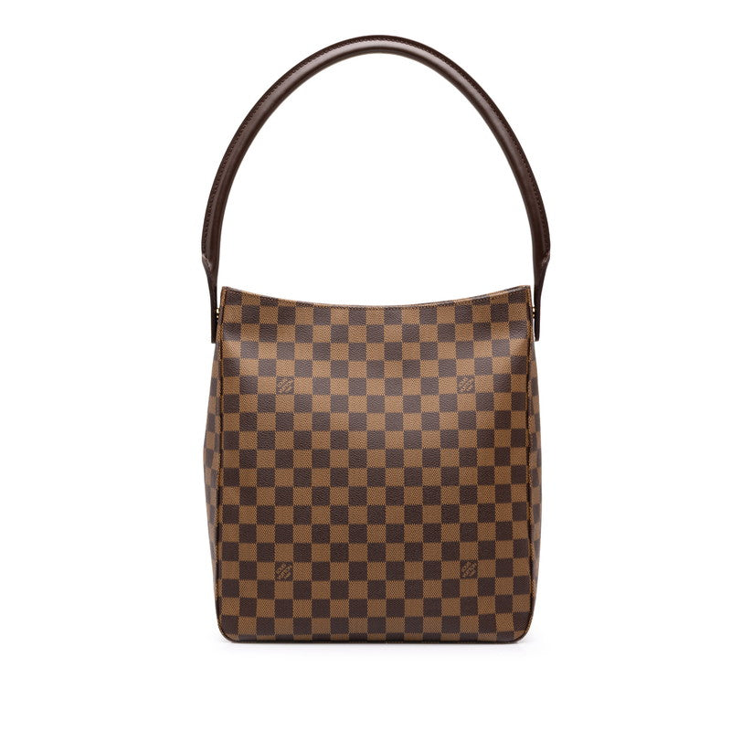 ルイ ヴィトン ダミエ ルーピングGM SPO ショルダーバッグ N51144 ブラウン PVC レザー レディース LOUIS VUITTON 中古