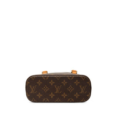ルイ ヴィトン モノグラム ヴァヴァンPM ハンドバッグ M51172 ブラウン PVC レザー レディース LOUIS VUITTON 【中古】