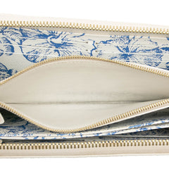 ルイ ヴィトン モノグラム タイル ジッピー ウォレット バイザプール 長財布 M83624 ラグーン ブルー ホワイト PVC レディース LOUIS VUITTON 【中古】