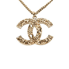 シャネル ヴィンテージ ココマーク 100周年 チェーン モチーフ ネックレス A64826 ゴールド メッキ レディース CHANEL 【中古】
