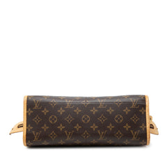 ルイ ヴィトン モノグラム ポパンクール ロン 斜め掛け ショルダーバッグ M40008 ブラウン PVC レザー レディース LOUIS VUITTON 中古