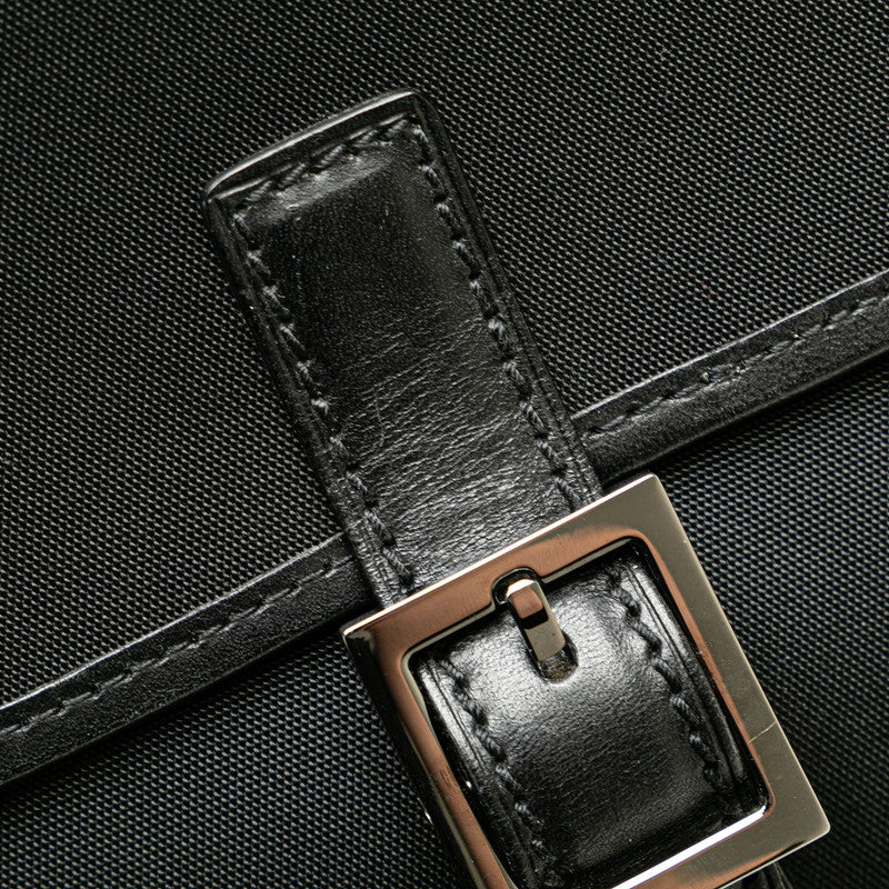 グッチ 斜め掛け ショルダーバッグ 108823 ブラック キャンバス レザー レディース GUCCI 【中古】