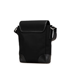 グッチ 斜め掛け ショルダーバッグ 108823 ブラック キャンバス レザー レディース GUCCI 【中古】