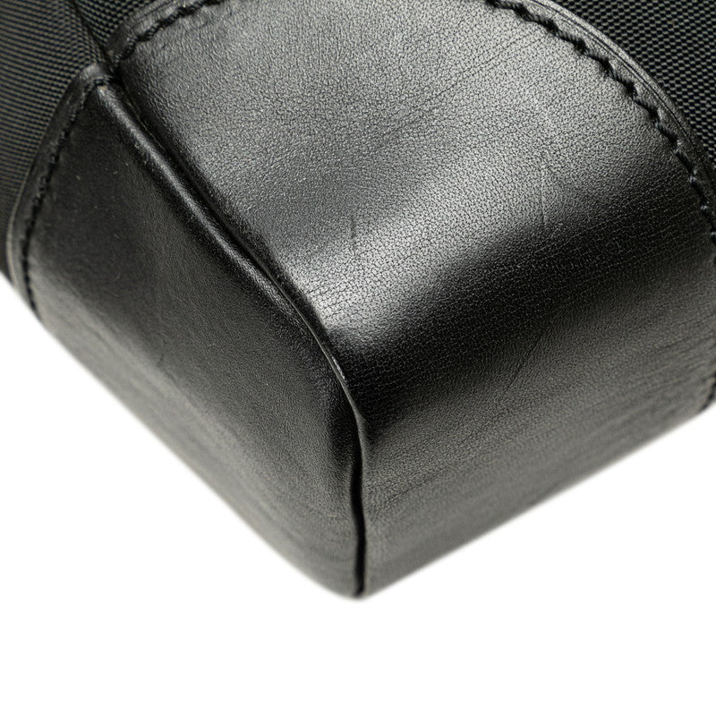 グッチ 斜め掛け ショルダーバッグ 108823 ブラック キャンバス レザー レディース GUCCI 【中古】