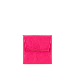 エルメス バスティア コインケース ローズ系 ヴォーエプソン レディース HERMES 【中古】